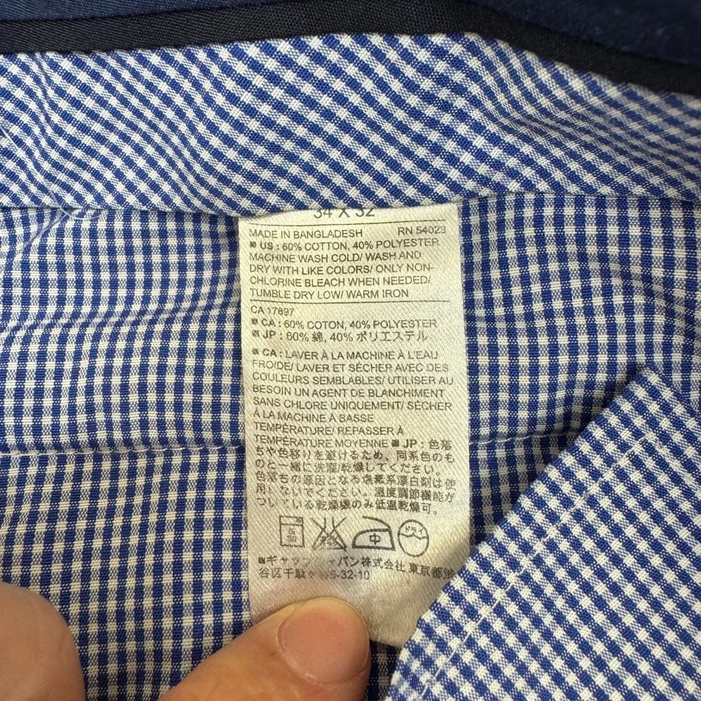 Banana Republic Pants Mens 34x29 Gray Tailored Slim Fit Workwear